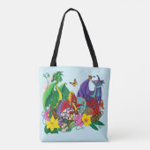 Tote Bag Imaginaire de nid de bébé dragon (Dos)