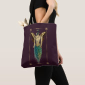 Tote Bag Imaginaire de vapeur Peacock (De près)