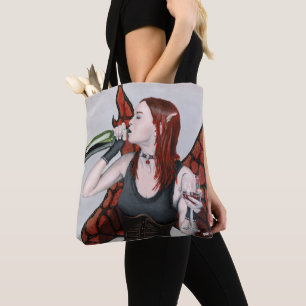 Tote Bag Imaginaire de vin magique Fairy Boire