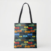 Tote Bag Imaginaire de vol de l'aile Dragon Blue (Devant)
