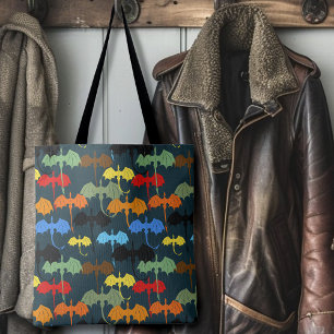 Tote Bag Imaginaire de vol de l'aile Dragon Blue