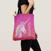 Tote Bag Imaginaire des filles de la petite Parties scintil (De près)