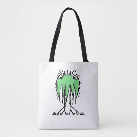 Tote Bag Imaginaire dessin alien mignon (Devant)