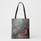 Tote Bag Imaginaire Dragon et Lapin (Devant)