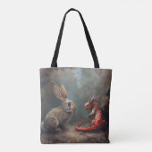 Tote Bag Imaginaire Dragon et Lapin (Dos)