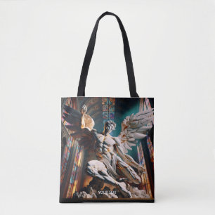 Tote Bag Imaginaire Église en marbre mignon Angel