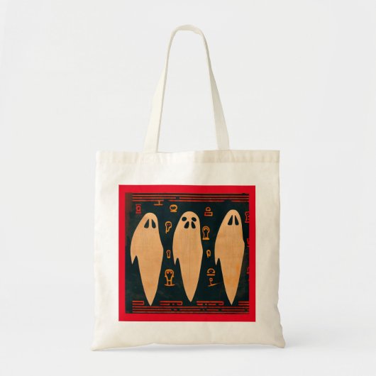 Tote Bag Imaginaire égyptien Fantômes Halloween 4 (Devant)