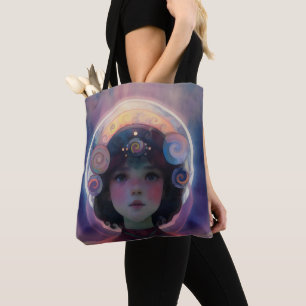 Tote Bag Imaginaire éthérée Céleste gardien du rêve d'enfan