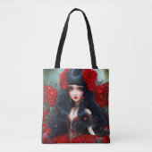 Tote Bag Imaginaire Fée Rouge mignonne Princesse (Devant)