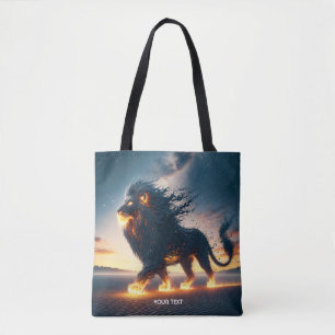 Tote Bag Imaginaire feu doux du désert du Lion