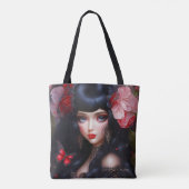 Tote Bag Imaginaire Fleur Fée mignonne Princesse (Dos)