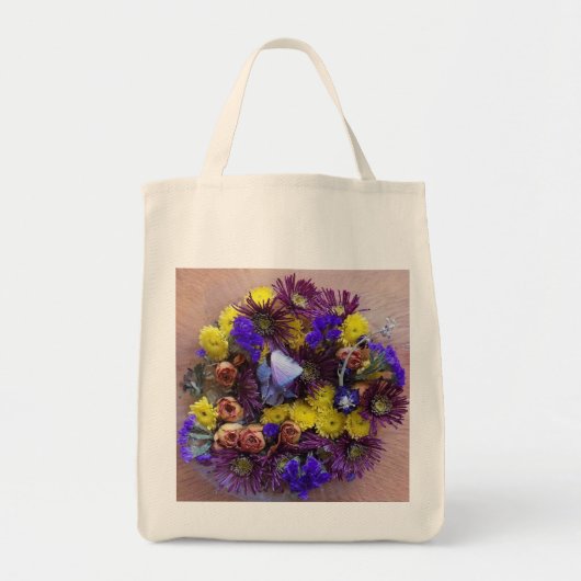 Tote Bag Imaginaire floral Fourre-tout (Devant)