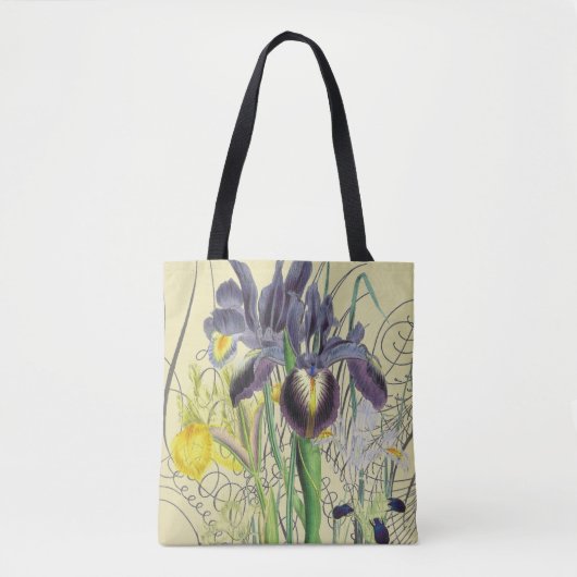 Tote Bag Imaginaire Floral Iris 2.0 (Devant)