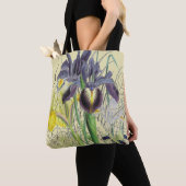 Tote Bag Imaginaire Floral Iris 2.0 (De près)