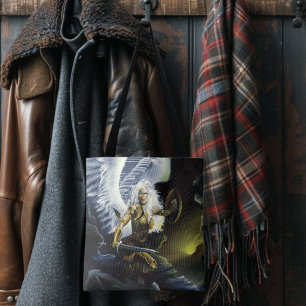 Tote Bag Imaginaire guerrier épée Angel