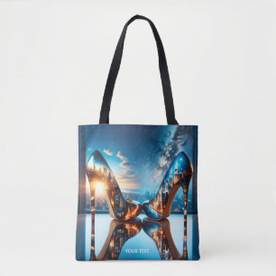Tote Bag Imaginaire Jolie Chaussures en verre Ville
