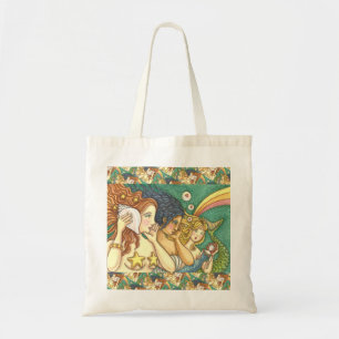 TOTE BAG IMAGINAIRE MERMAID SISTERHOOD PARTAGER DES SAVOIRS