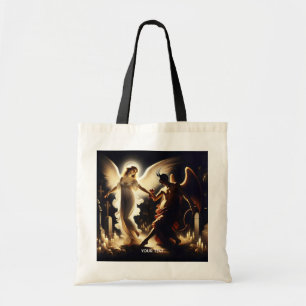 Tote Bag Imaginaire mignon Demon Ange Danser