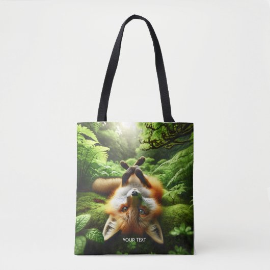 Tote Bag Imaginaire mignon Jouer Fox Forest (Devant)