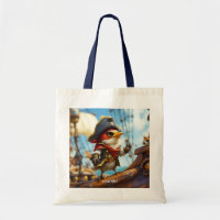 Imaginaire mignon oiseau capitaine Pirate