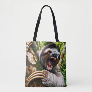 Tote Bag Imaginaire mignon Sloth très en colère
