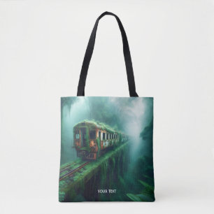Tote Bag Imaginaire mignon vieux train passé