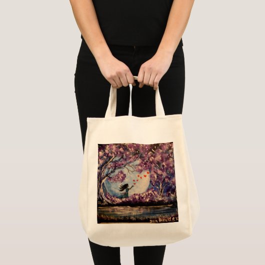 Tote Bag Imaginaire pourpre (Devant (produit))