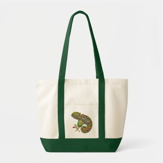 Tote Bag Imaginaire psychédélique de Chameleon (Devant)