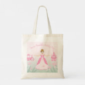 Tote Bag Imaginaire rose princesse fête d'anniversaire (Dos)