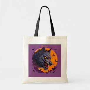 Tote Bag Imaginaire Werewolf Moon Halloween