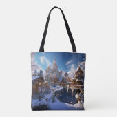 Tote Bag Imaginaire Winter City (Dos)