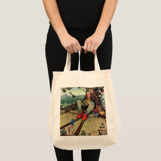 Tote Bag Imbécile d'avril, 1945 (Devant (produit))