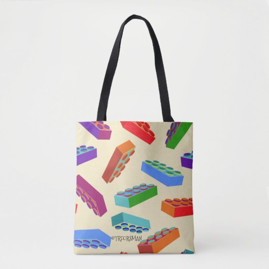 Tote Bag Immense bâtisse pour enfants motif (Devant)