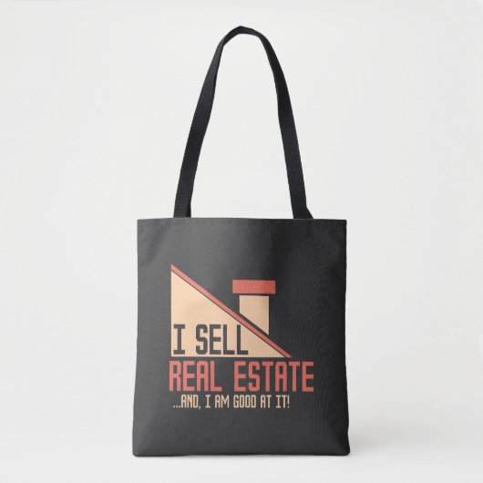 Tote Bag Immobilier - Je Vends Immobilier (Devant)
