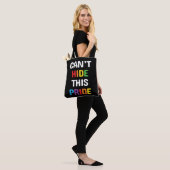 Tote Bag Impossible de cacher cette fierté LGBT (Sur le modèle)