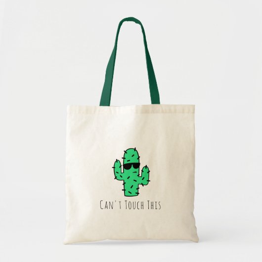 Tote Bag Impossible de toucher ce Cool Cactus Fun Fourre-to (Devant)