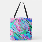 Tote Bag Impression Abstraite du paysage de printemps (Devant)