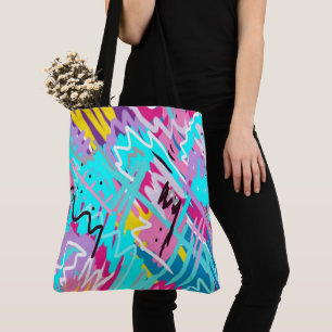 Tote Bag Impression Abstraite expressive en gras