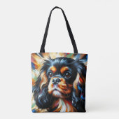Tote Bag Impression acrylique de Cavalier King Charles Span (Dos)