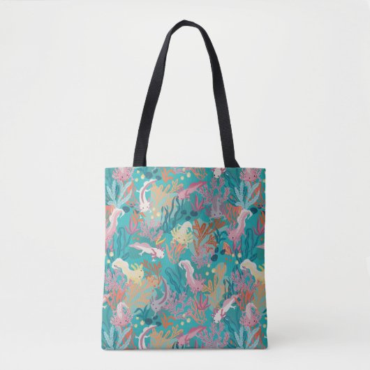Tote Bag Impression Axolotl (Devant)