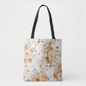 Tote Bag Impression botanique florale d'automne confortable (Devant)