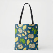 Tote Bag Impression citron (Devant)