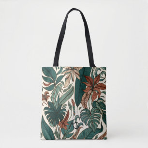 Tote Bag Impression d'art en ligne botanique Aria Grace Lin