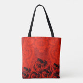 Tote Bag Impression de citrouille d'Halloween (Dos)