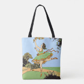 Tote Bag impression de danseuse joyeuse (Dos)