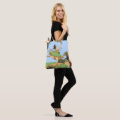 Tote Bag impression de danseuse joyeuse (Sur le modèle)