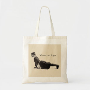 Tote Bag Impression de femme de yoga victorienne vintage en