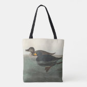 Tote Bag Impression de Macreuse noire d'Audubon : Canard cô (Dos)