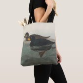 Tote Bag Impression de Macreuse noire d'Audubon : Canard cô (De près)