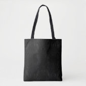 Tote Bag Impression de peau de serpent noir (Devant)